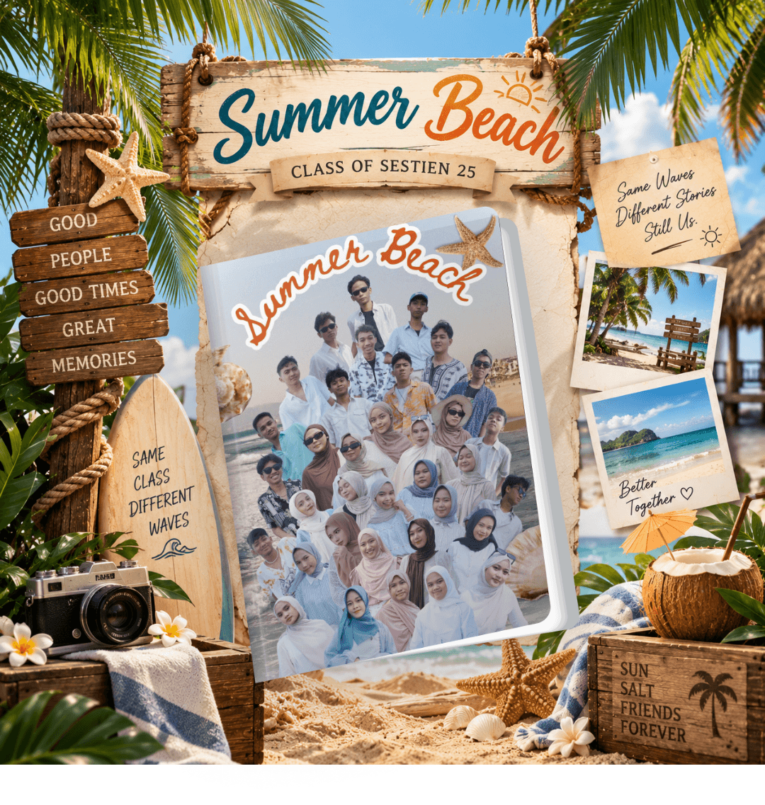 Yearbook Theme - Summer Beach
