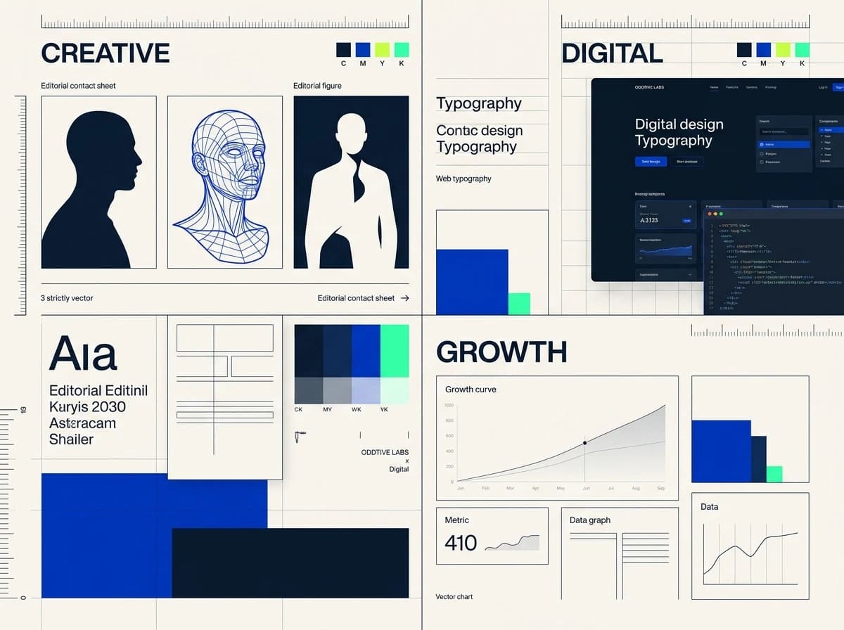 ODDTIVE Labs Multidisciplinary Studio Moodboard & Design Interface