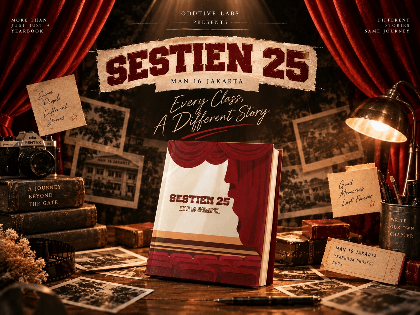 SESTIEN 25 - Student memory documentation, editorial book design & visual storytelling